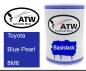 Preview: Toyota, Blue Pearl, 8M6: 500ml Lackdose, von ATW Autoteile West.